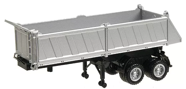 Herpa 5288 HO Scale 27' Gravel Dump Trailer - Silver