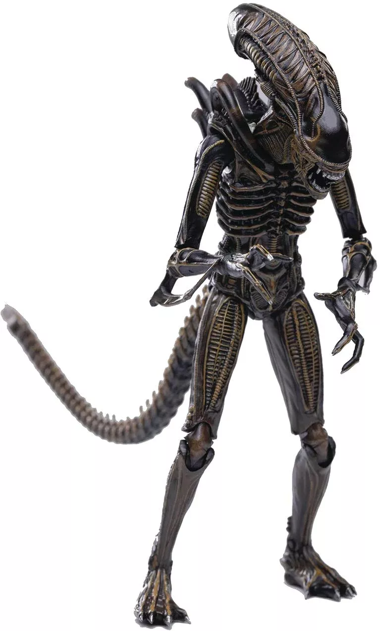 Hiya Toys Mini 1/18-scale Brown Alien Warrior Figure 4.5" Mult