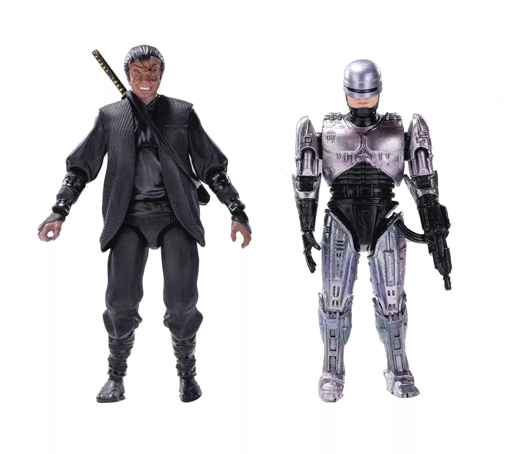 Hiya Toys Robocop 3 Action Figure Two-Pack 1:18 Scale Multicolor