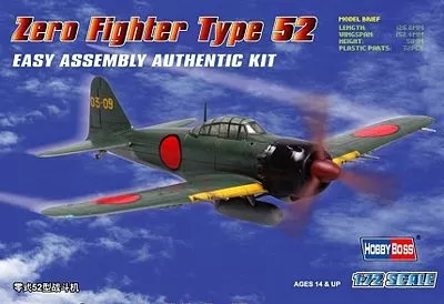 Hobby Boss 80241 1/72 Zero Type 52 Fighter Model Plane Kit
