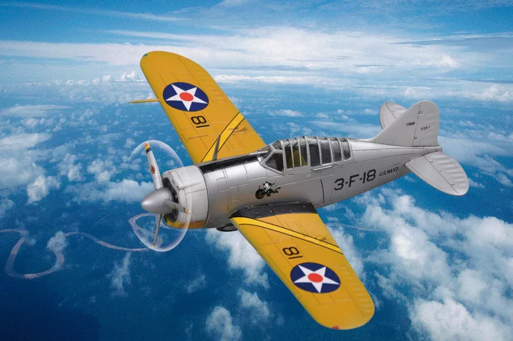 Hobby Boss 80290 1/72 F2A Buffalo Fighter Model Plane Kit