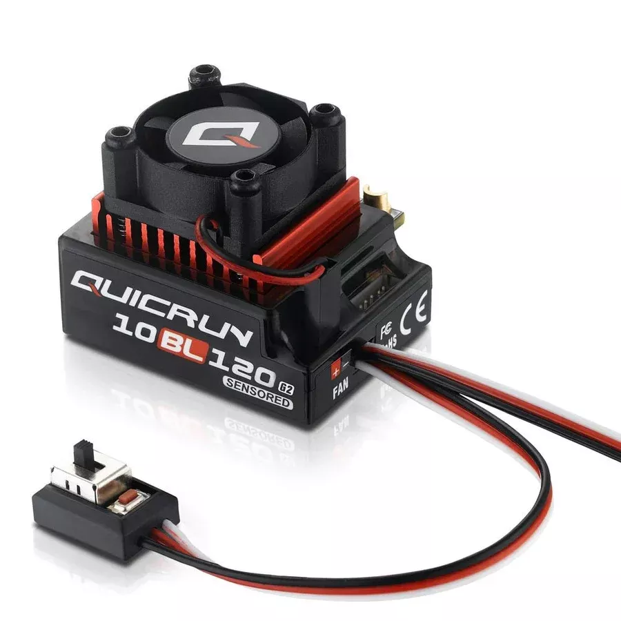 HOBBYWING 30125002 QuicRun 10BL120 Sensored G2 ESC
