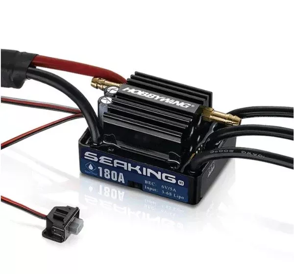 HOBBYWING 30302401 SeaKing 180A V3 Brushless Marine ESC