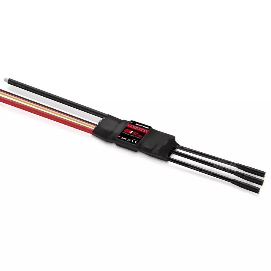 HOBBYWING 80060441 Skywalker 100A V2 UBEC 3-6S Capable Aircraft ESC