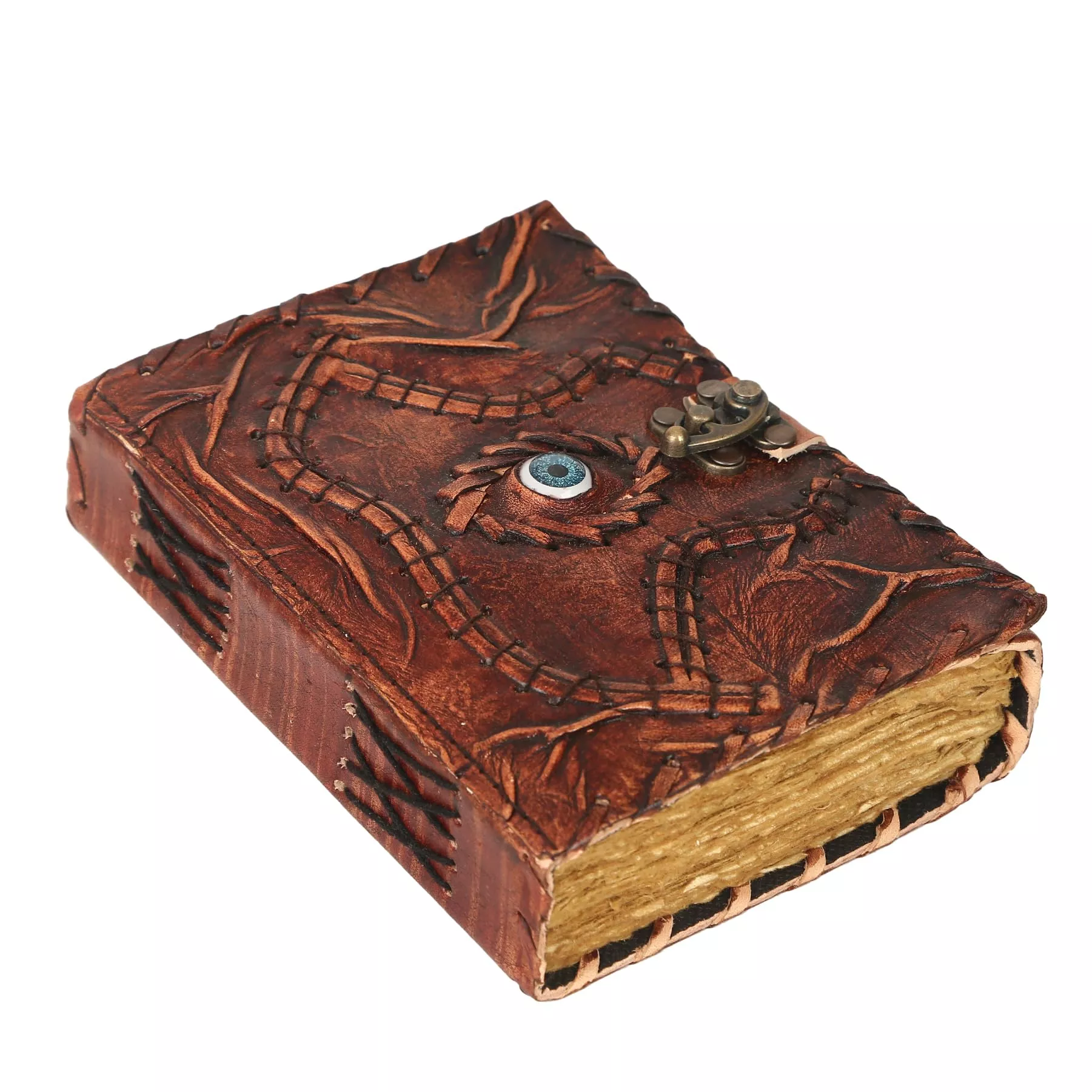 Hocus Pocus Book Of Spells Handmade Vintage Leather Journal Notebook W