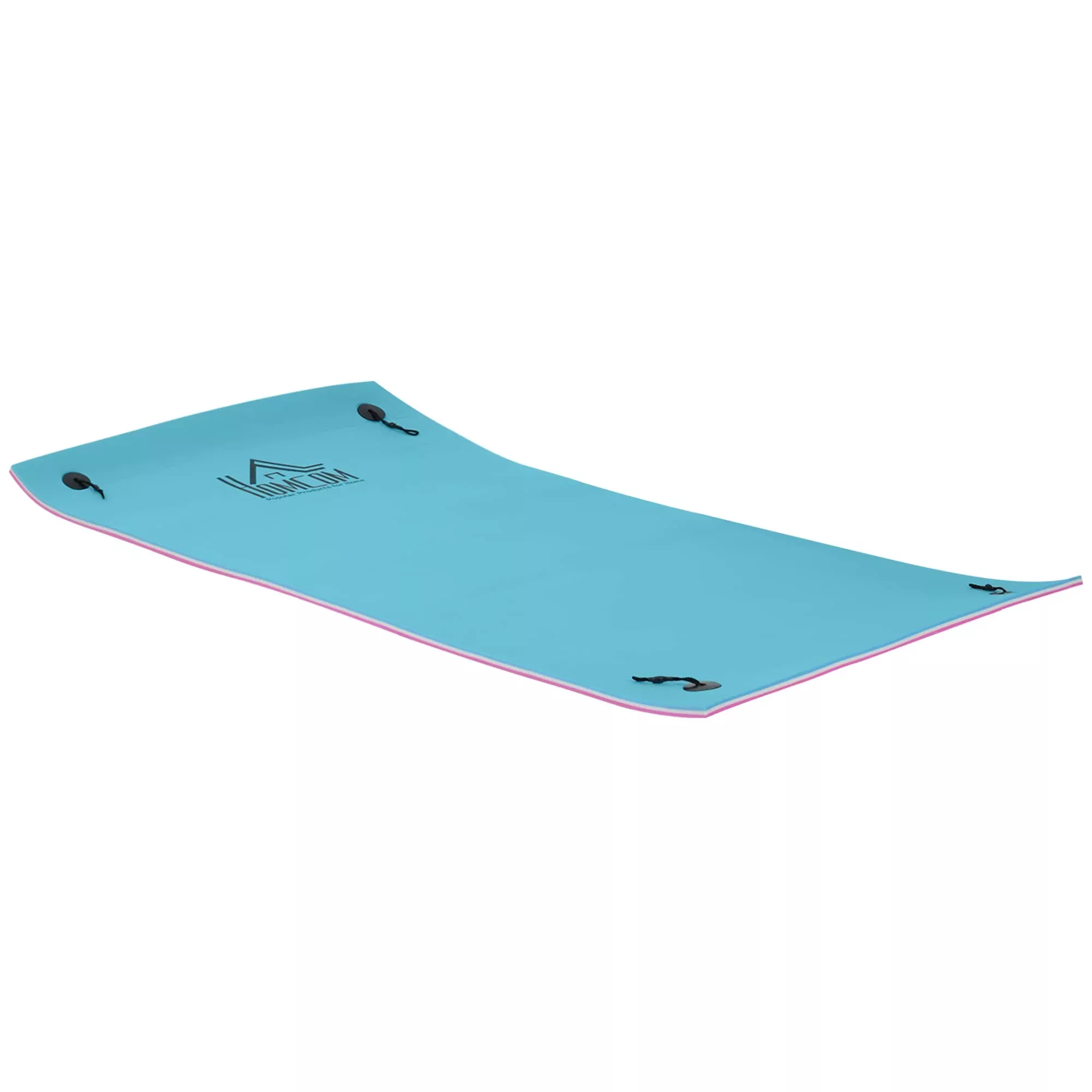 HOMCOM Floating Foam Mat, Blue, 10' x 5', 308 lbs