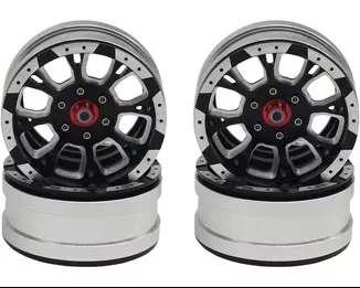 Hot Racing HRABLW19SLC01 1.9 Billet Aluminum Wheels 4 Pack