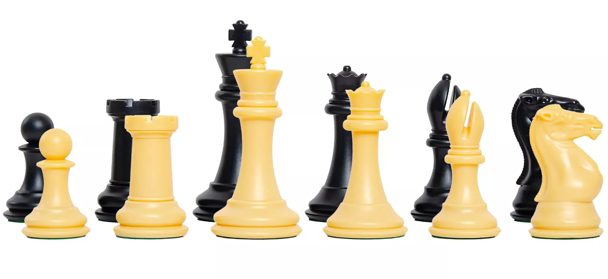 The House Of Staunton - Fischer Plastic Chess Set - Pieces Only - 4.0'
