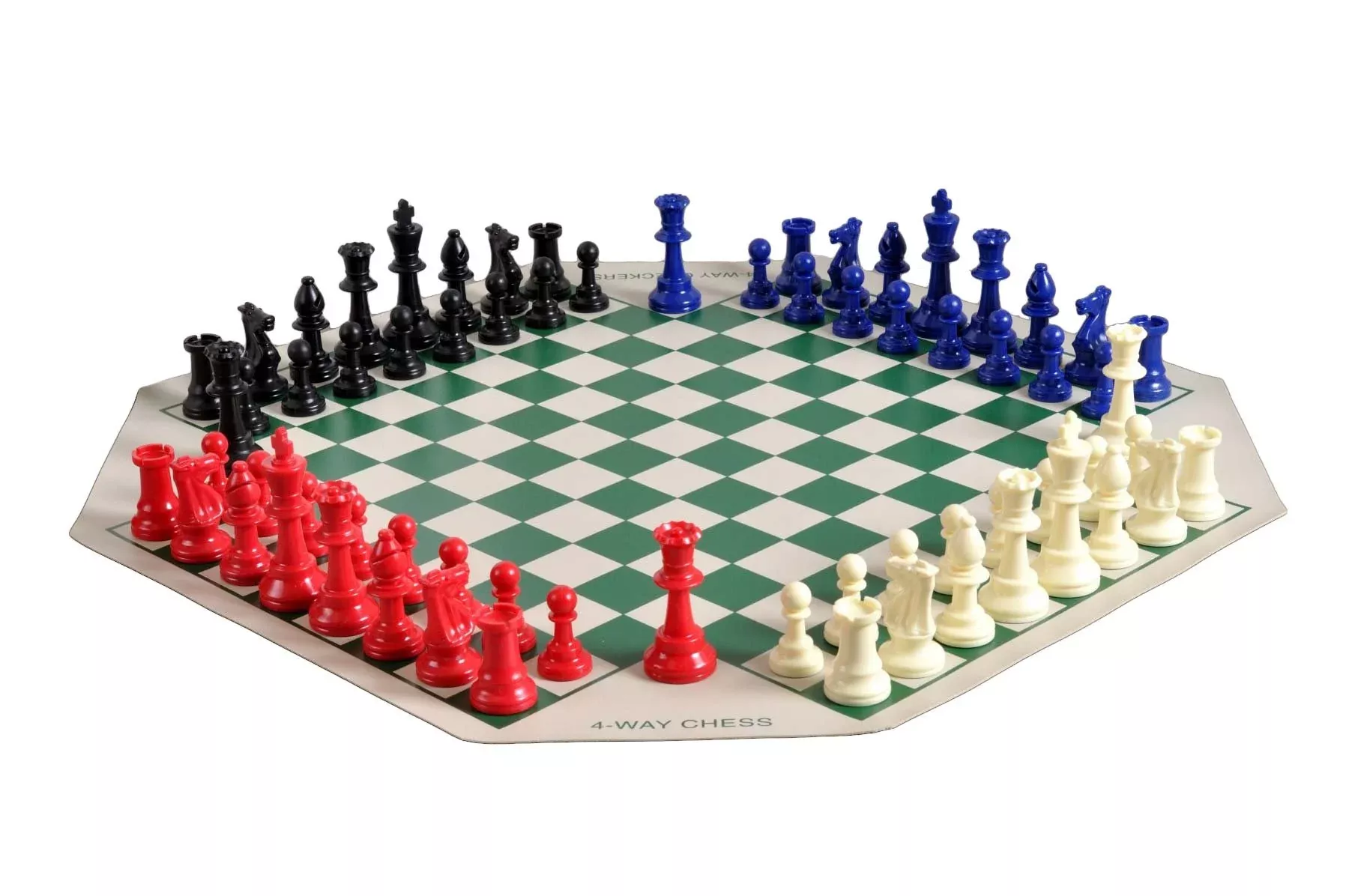 The House Of Staunton Four Player Chess Set Combination - Single Weigh