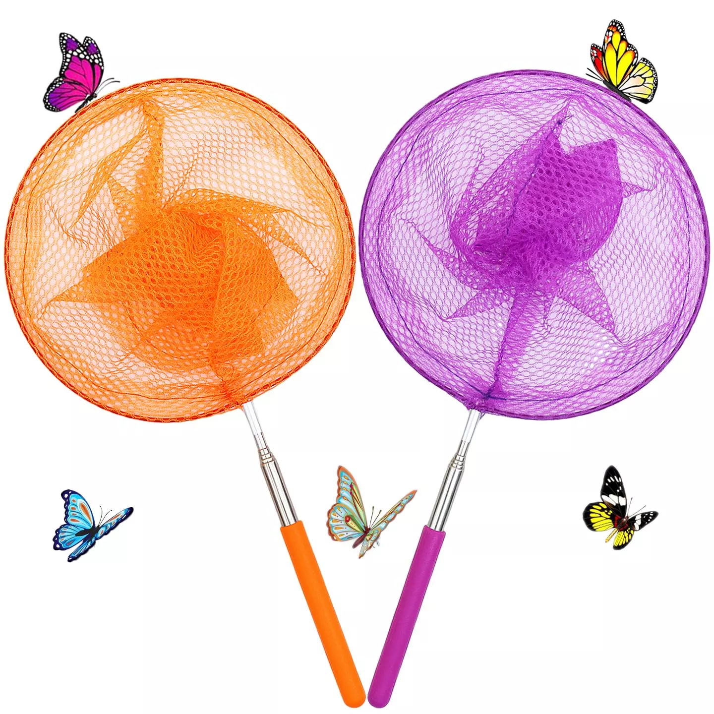 HSHTTKL Insect Catching Nets, Telescopic, 25.6",