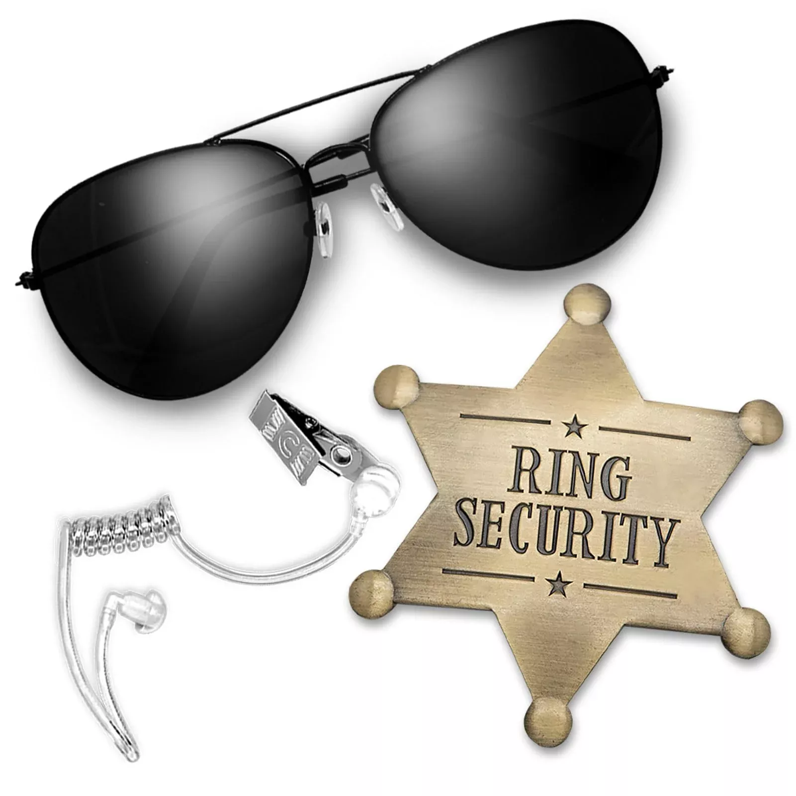 Huwane Ring Bearer Gift Set - Secret Agent Costume Accessories 3 PCS