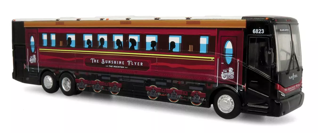Iconic Replica 87-0405 HO Scale VanHool CX-45 Motorcoach Bus Academy Bus Lines