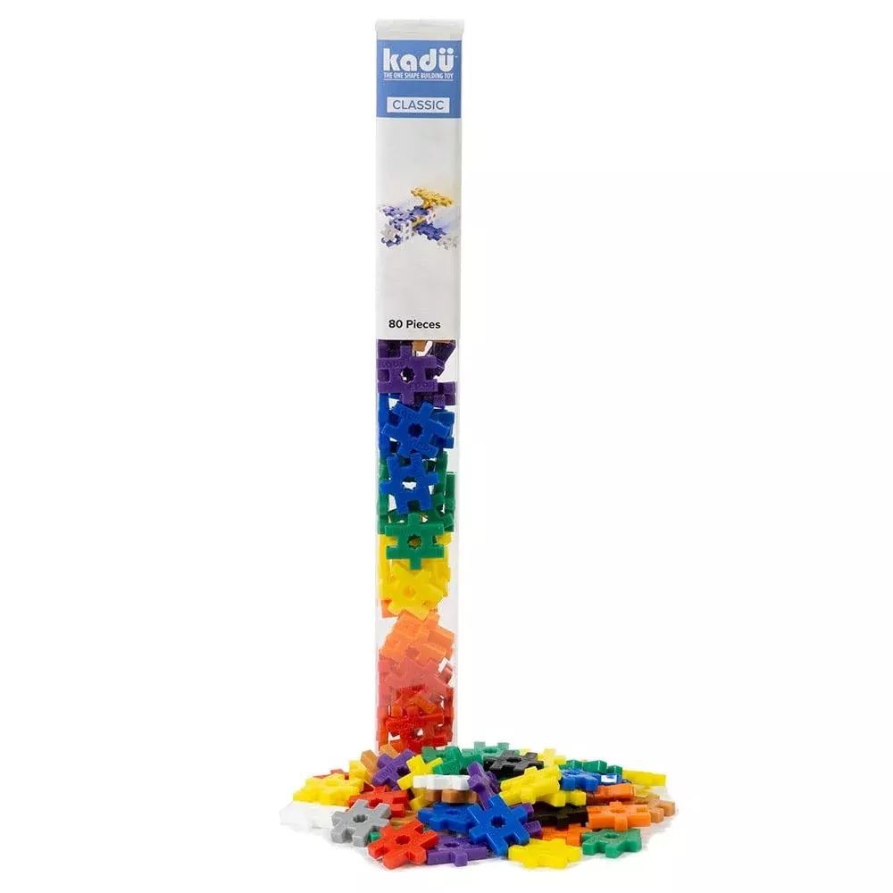 Incredibly Interconnectable Toys KADU Classic 80-Piece Building Set -