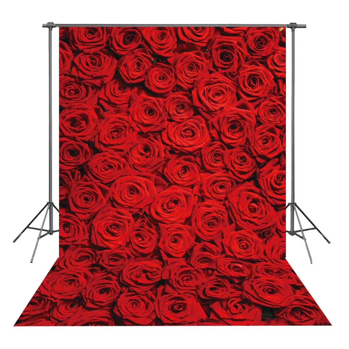 INRUI Vinyl Backdrop for Photography 5x7ft Red High Resolution