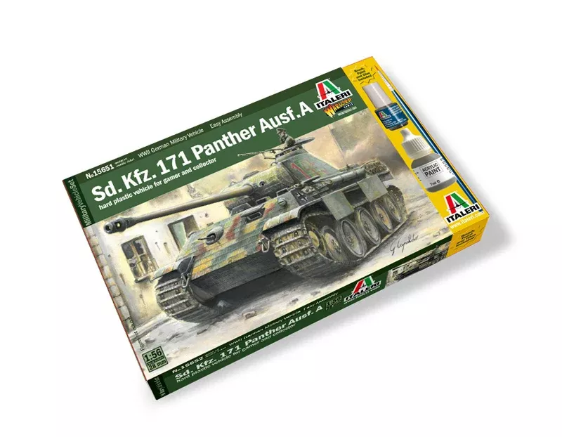 Italeri 15652 1/56 Sd.KfZ 171 Panther Model Tank Kit