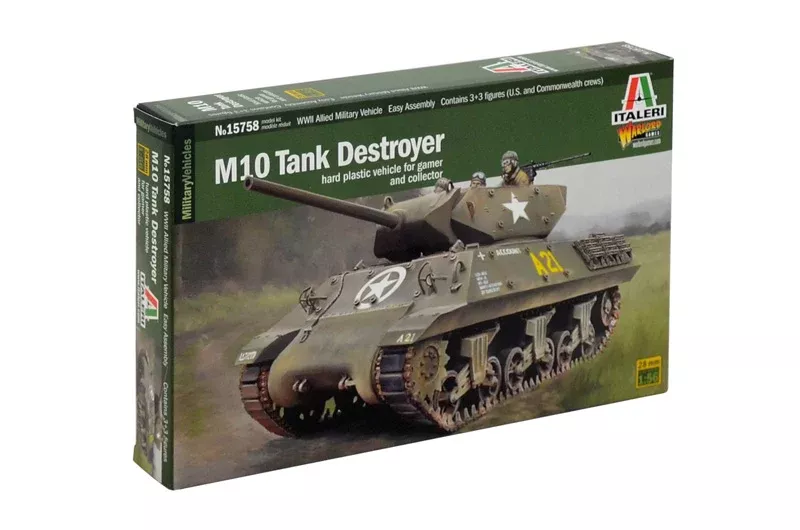 Italeri 15758 1/56 M10 Tank Destroyer Model Kit