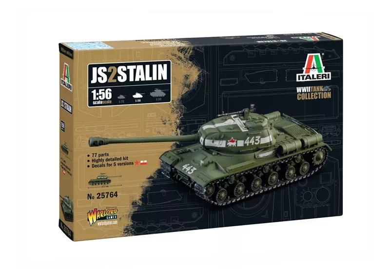Italeri 25764 1/56 JS-2 Stalin Model Tank Kit