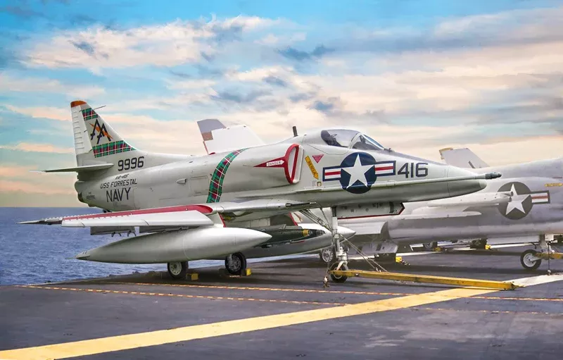 ITALERI 2826 1/48 US Navy A-4E/F/G Skyhawk Model Plane Kit