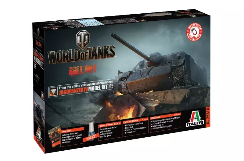 Italeri 36510 1/35 World of Tanks: Jagdpanzer IV Model Kit