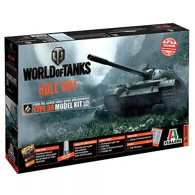 Italeri 37508 1/35 World of Tanks: Type 59 Model Kit