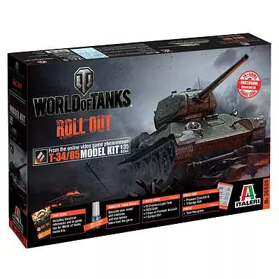 Italeri 37509 1/35 World of Tanks: T-34/85 Model Kit