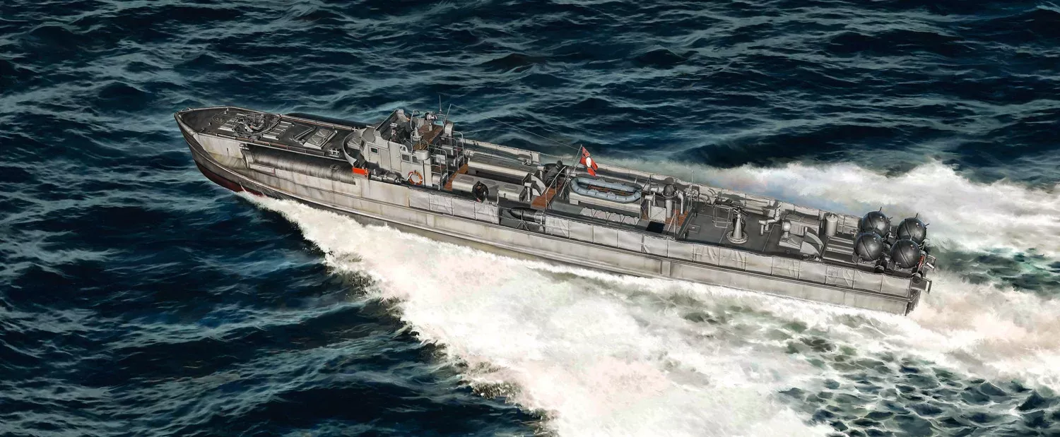 ITALERI 5625 1/35 German Schnellboot S-26/S-38 Model Ship Kit