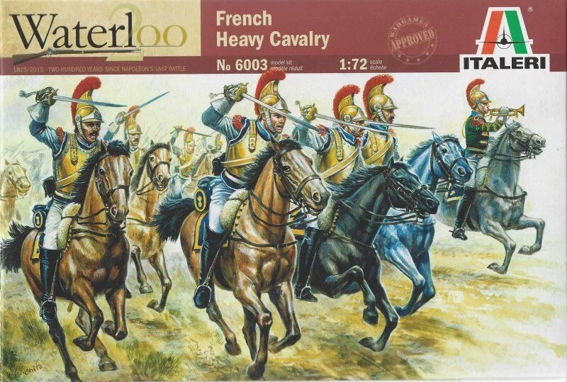 Italeri 6003 1/72 French Heavy Cavalry (Napoleonic Wars) Model Kit