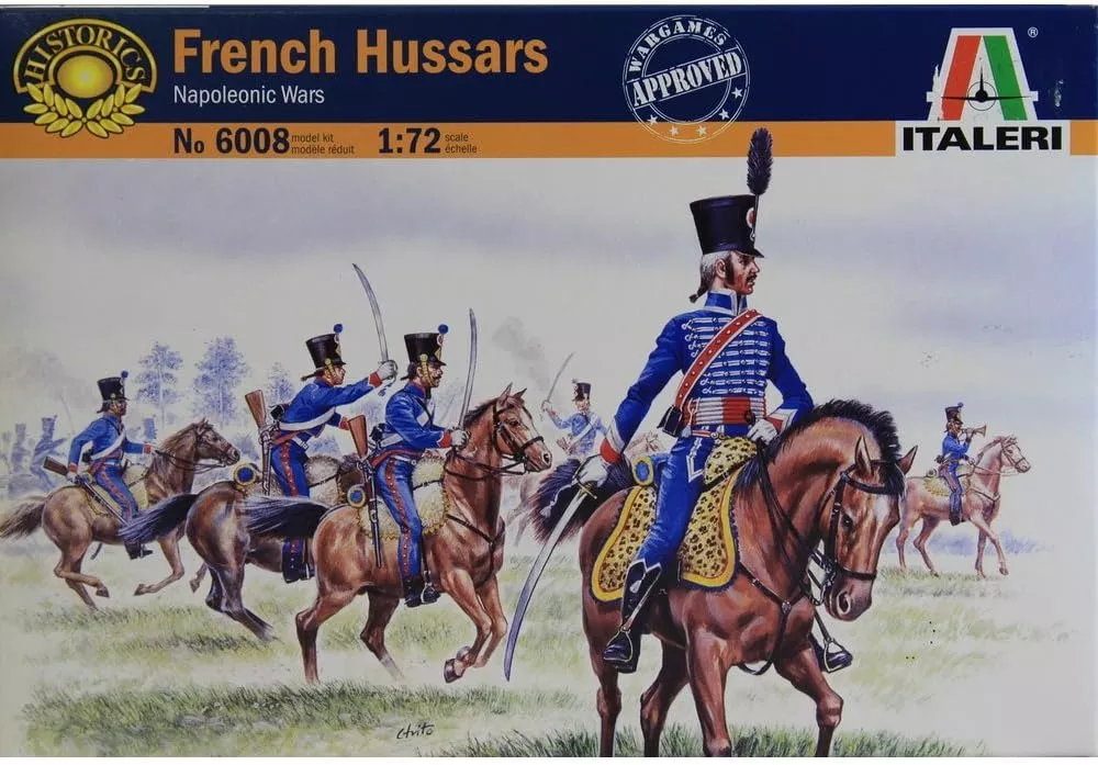 Italeri 6008 1/72 French Hussars (Napoleonic Wars) Model Kit