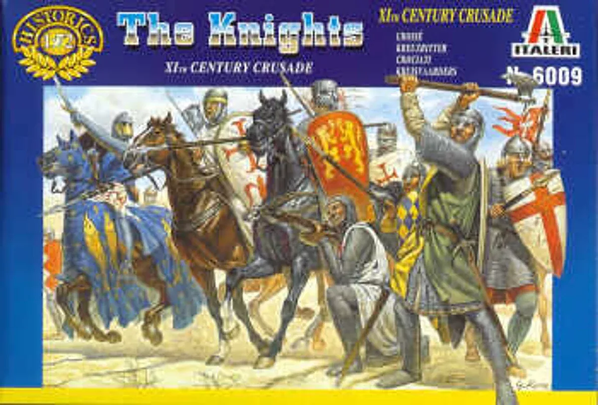 Italeri 6009 1/72 Crusaders (XI Century) Model Kit