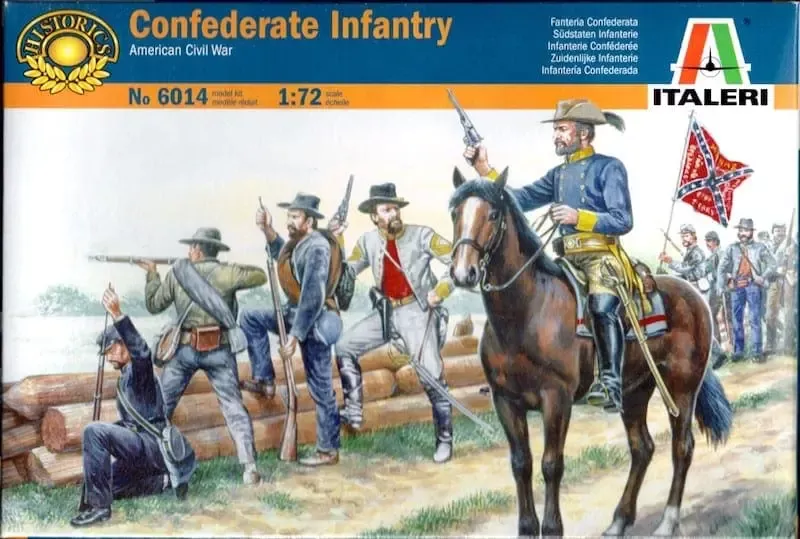 Italeri 6014 1/72 Confederate Infantry (American Civil War) Model Kit