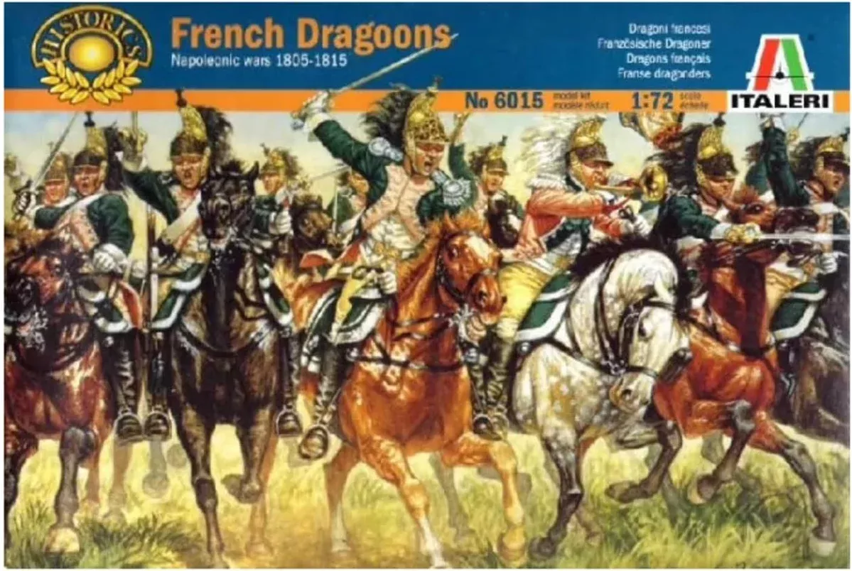Italeri 6015 1/72 French Dragoons (Napoleonic Wars) Model Kit