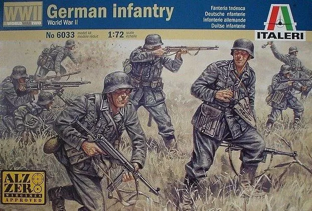 Italeri 6033 1/72 WWII German Infantry Model Kit