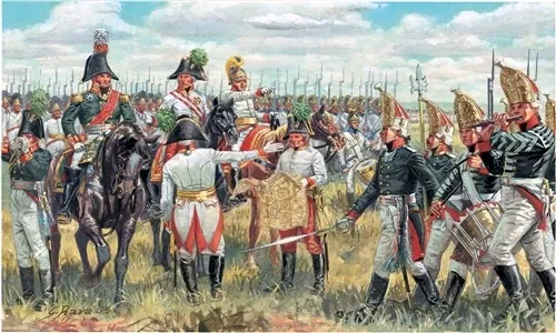 ITALERI 6037 1/72 Austrian & Russian General Staff (Napoleonic Wars) Model Kit