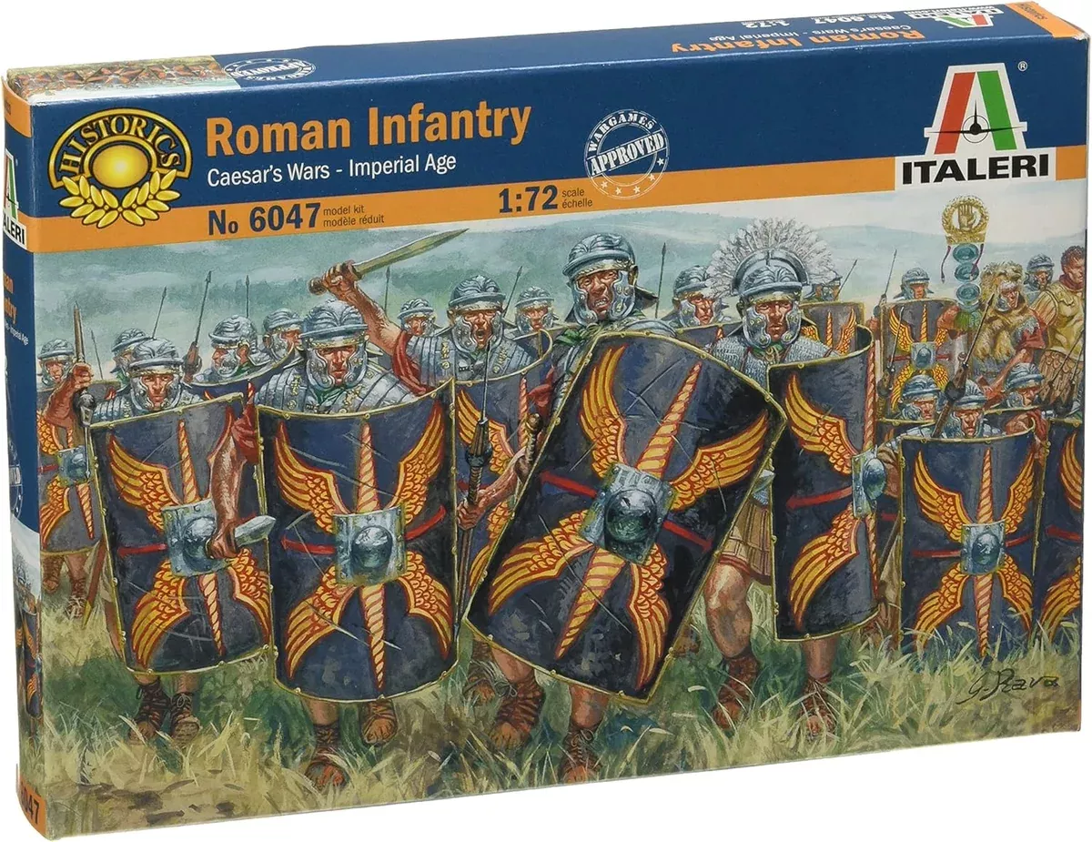 Italeri 6047 1/72 Roman Infantry (Caesar's War-Imperial Age) Model Kit