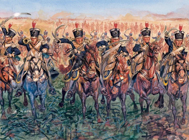 ITALERI 6094 1/72 British Light Cavalry 1815 (Napoleonic Wars) Model Kit