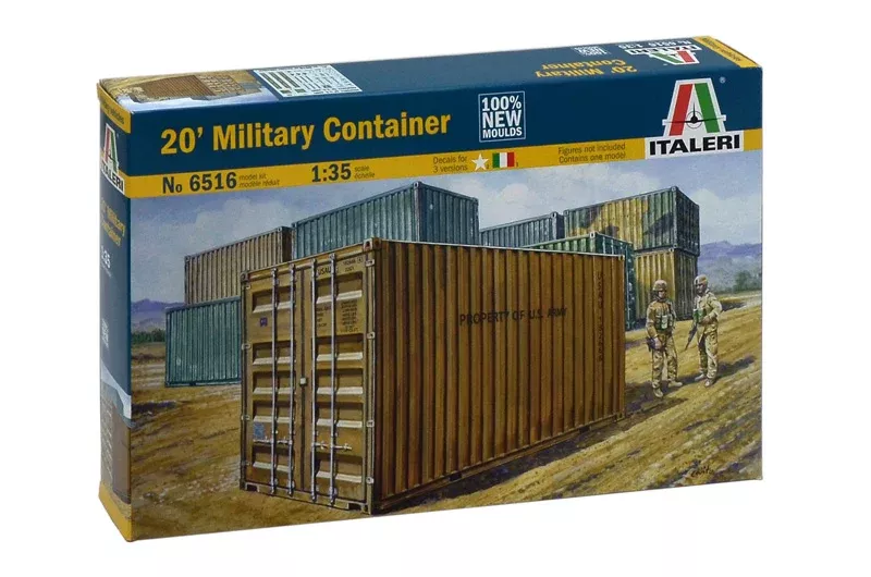 Italeri 6516 1/35 20' Military Container Model Kit