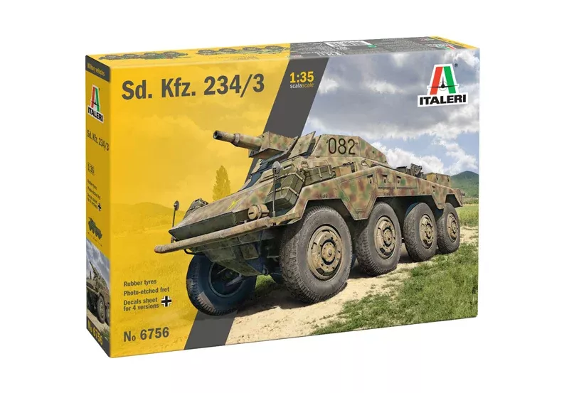 Italeri 6756 1/35 Sdkfz 234/3 Armored Car Model Kit
