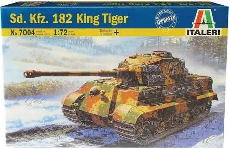 Italeri 7004 1/72 King Tiger Tank Model Kit