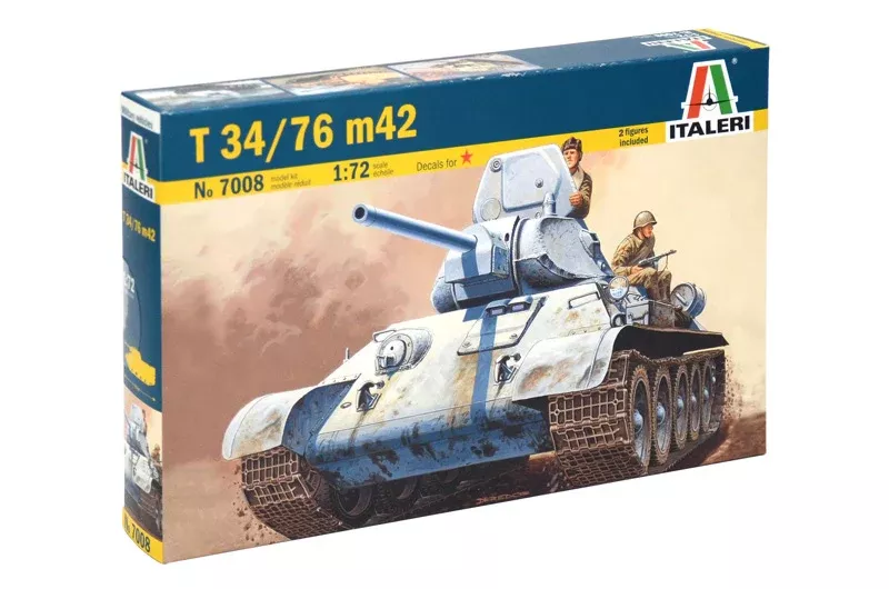 Italeri 7008 1/72 T-34/76 Russian Model Tank Kit