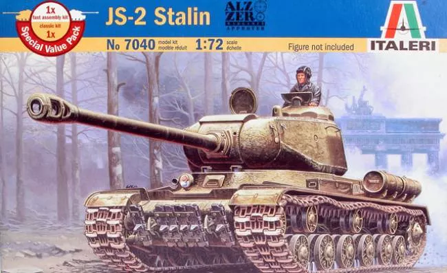Italeri 7040 1/72 JS2M Stalin Heavy Tank Model Kit