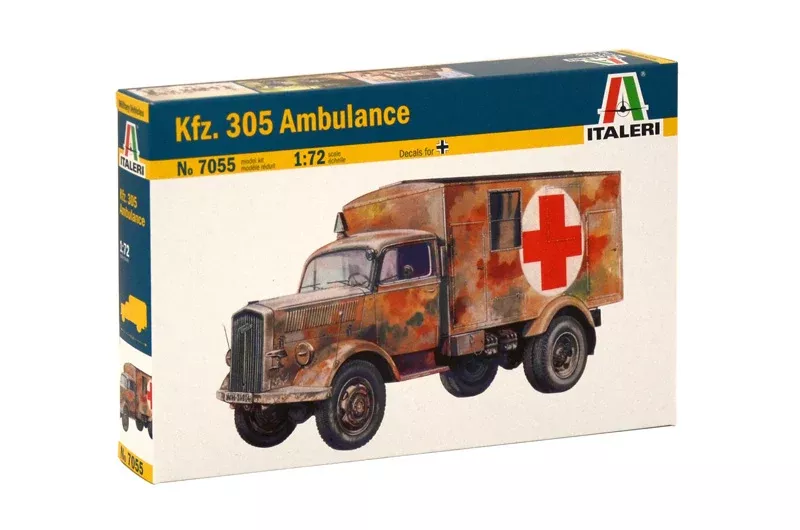 Italeri 7055 1/72 Kfz 305 Ambulance Model Kit