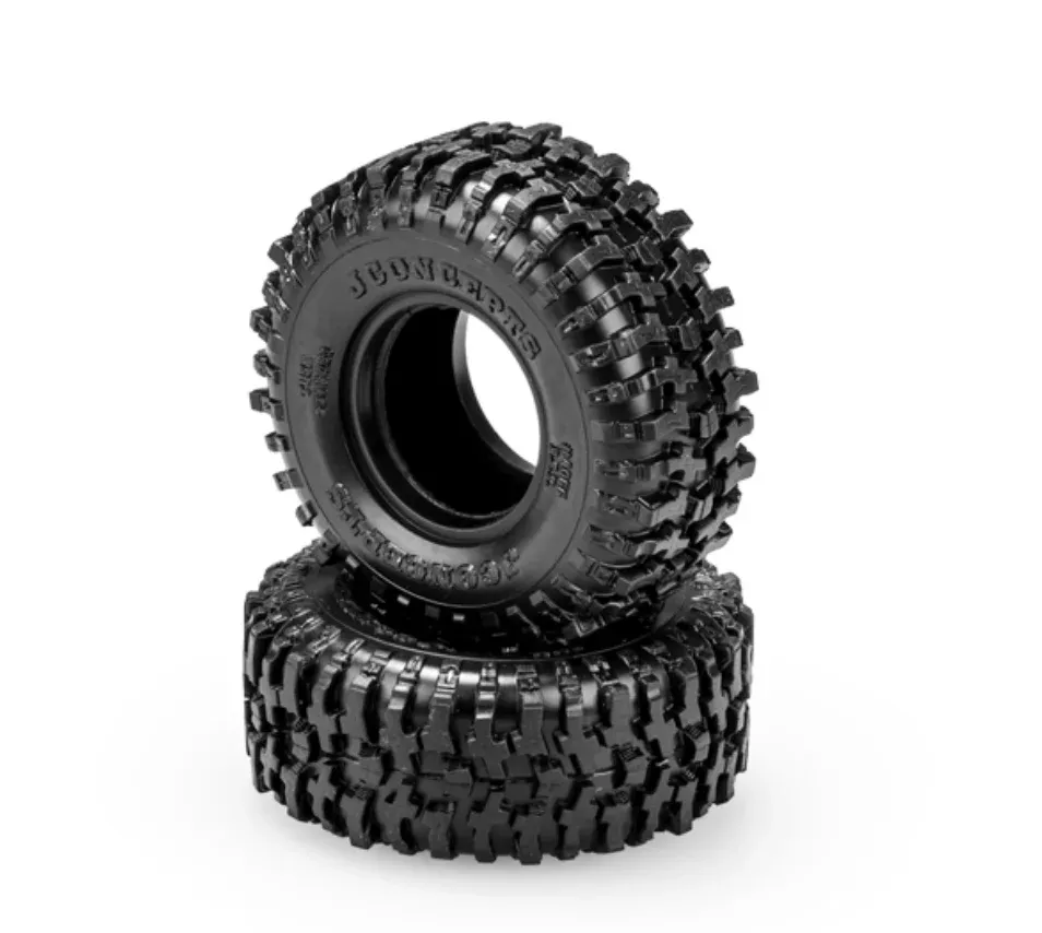 J Concepts 4066-02 Tusk 1.0" Crawler Tires Green Compound (2 Pack)