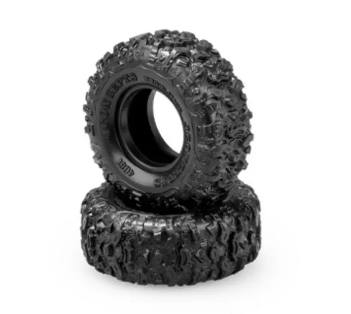 J Concepts 4081-02 Megalithic 1.0" Crawler Tires Green Compound 57mm OD (2 Pack)