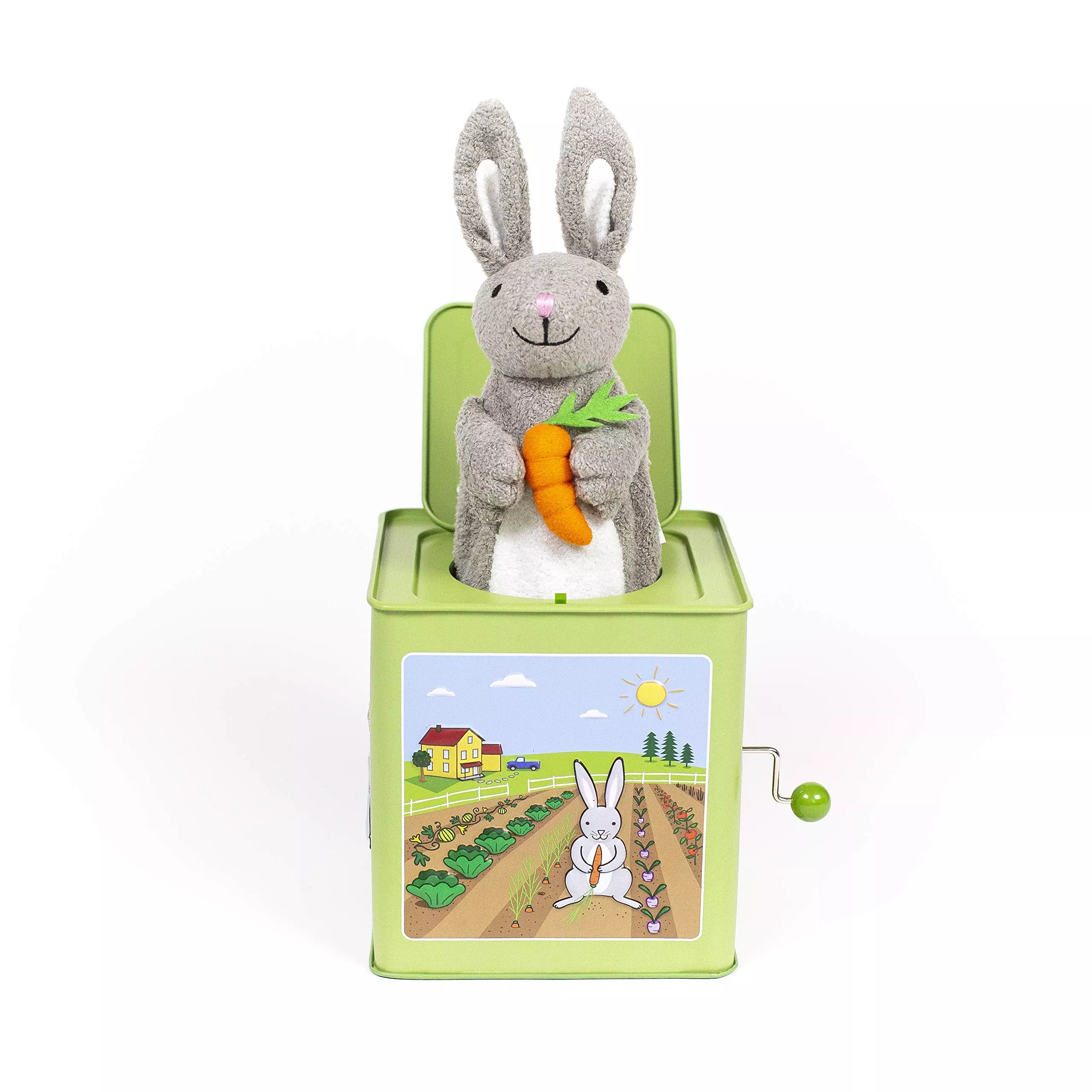 Jack Rabbit Creations Bunny Jack In The Box Toy | Ages 3+ Classic Tin