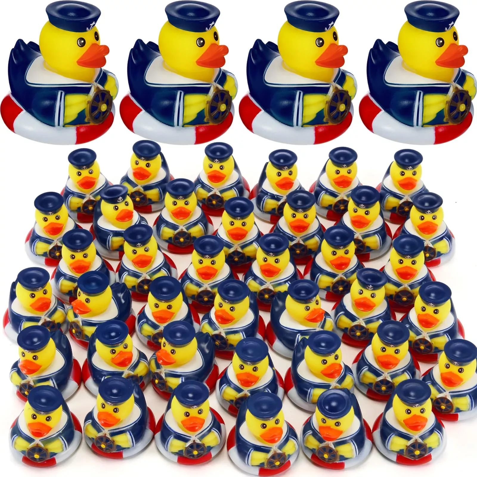 Jerify 12 Pcs Cruise Ships Rubber Ducks 2 Inch Nautical Sailing Rubber