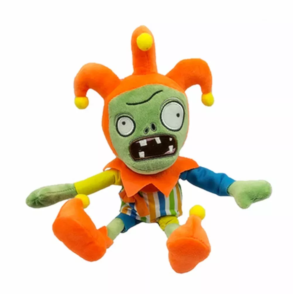 JHESAO 12" Jester Zombies Plush Toy for Kids - Soft Stuffed Doll