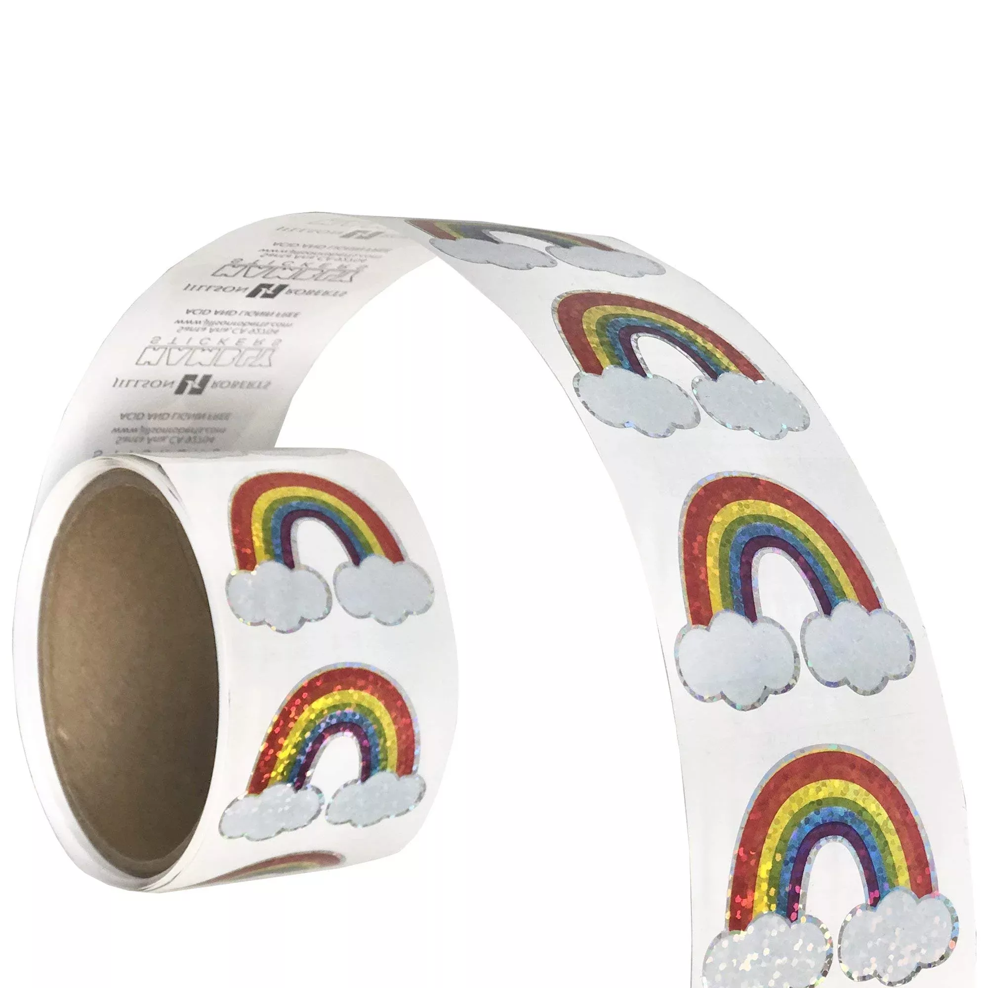 Jillson Roberts Prismatic Stickers for Scrapbooking, 100 Repeats, Rain