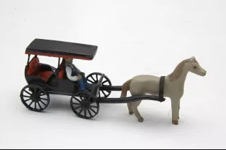 JL Innovative Design 336 HO Scale Surrey with Horse & Driver