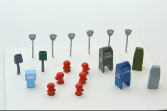 JL Innovative Design 342 HO Scale Main Street Detail Set