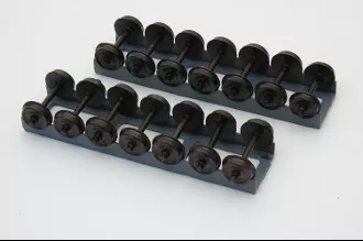 JL Innovative Design 348 HO Scale Wheel Cradle with 14 Scale Wheelsets